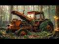 Restoring the Lightning McQueen Tractor | Forgotten in the Woods to Full Farm Use