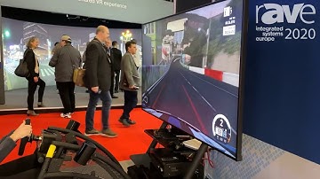 ISE 2020: DVIGear Demos DisplayNet AV-Over-IP SDVoE System With Real-Time 4K@60 Race Simulator