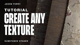 How To Create Any Texture For Graphic Design Projects - Substance Stager