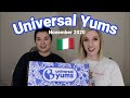 Universal Yums | November 2020 | Super Yum Box | Italy