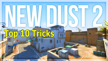 Top 10 Tricks on NEW DUST 2 ★ CS:GO