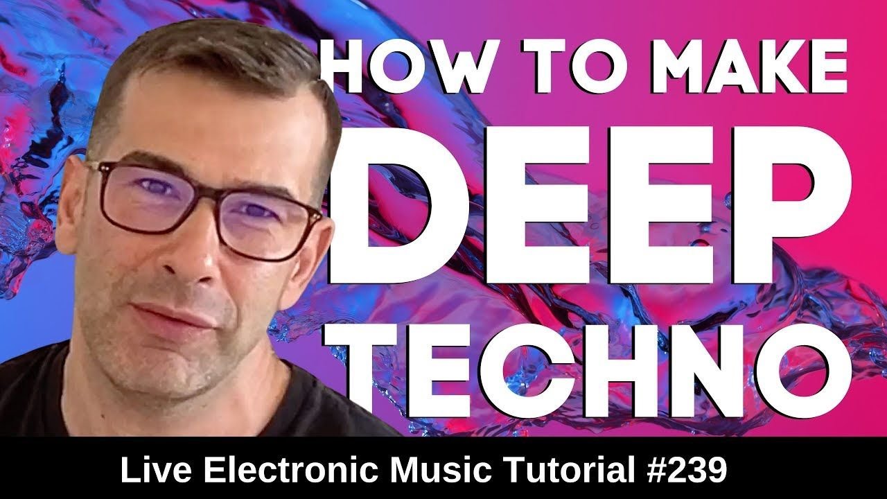 How to make Deep Techno + Logic Pro X Templates | Live Electronic Music Tutorial 