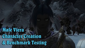 FFXIV: Endwalker - Creating a Male Viera and Benchmark Test