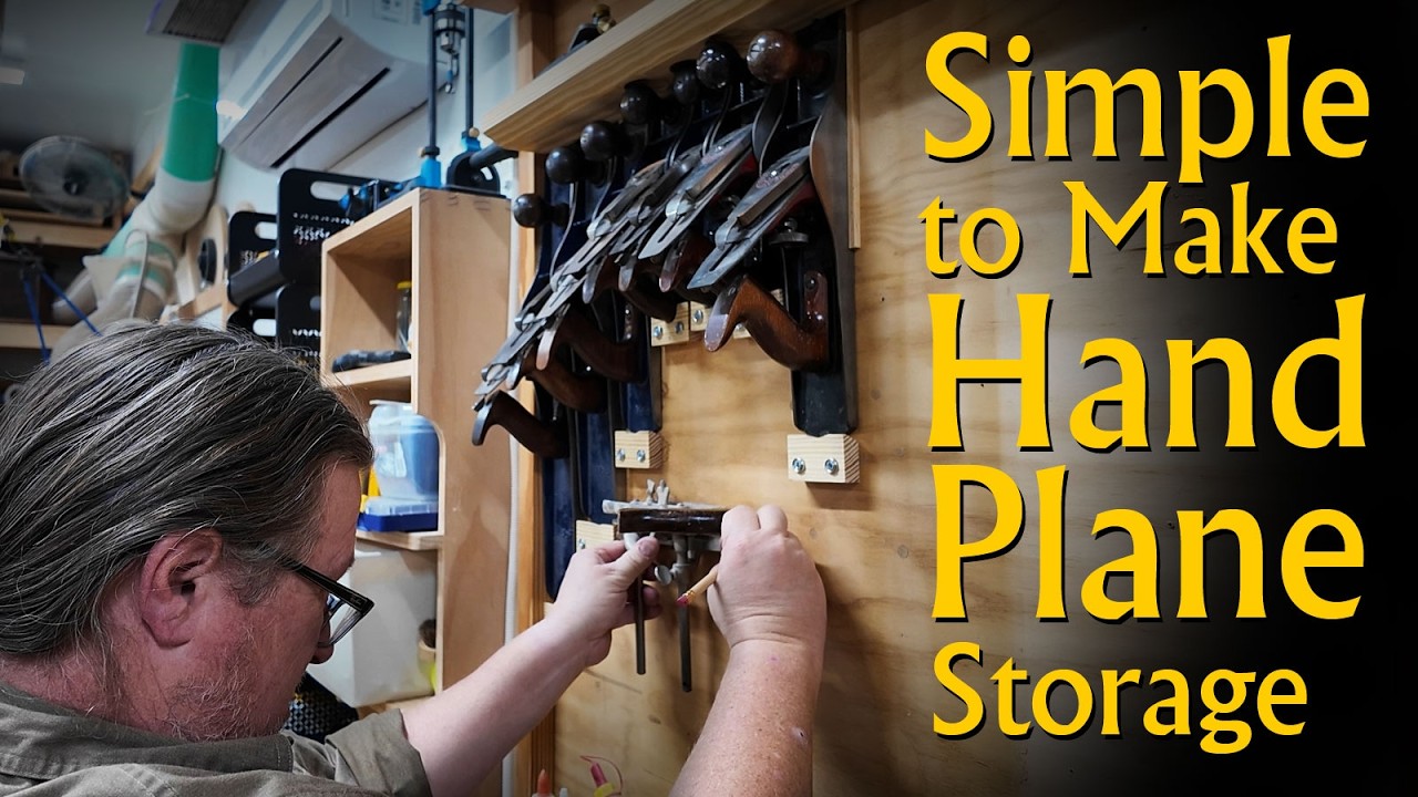 Simple Hand Plane Storage Idea - Easy to Make