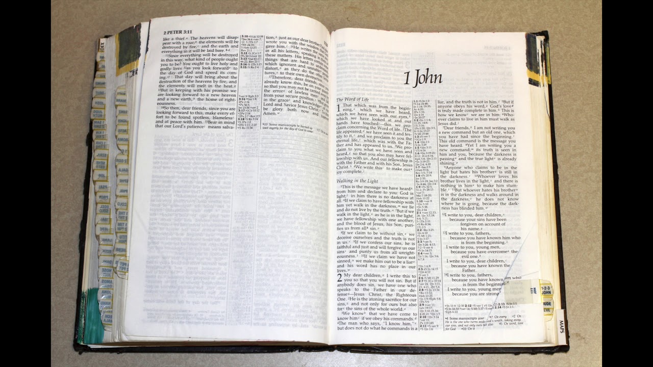 Holy Bible - 1 John 1 : 1 - 10 - YouTube