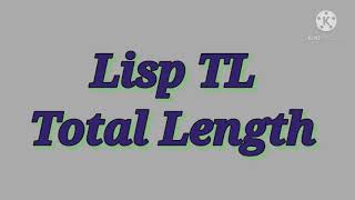 lisp total length الحصر بإستخدام أوامر الأتوكاد Autocad BOQ