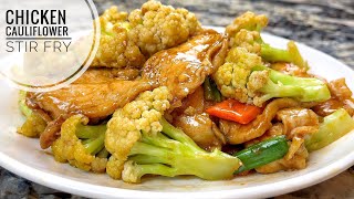 Sauté De Poulet Au Chou-Fleur Sauté De Poulet Aux Légumes Variés Sauce Huître