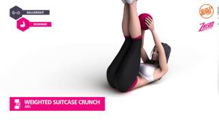 Abs   Weight Suitcase Crunch
