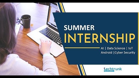 Online Summer Internship and Training Program- TechTrunk