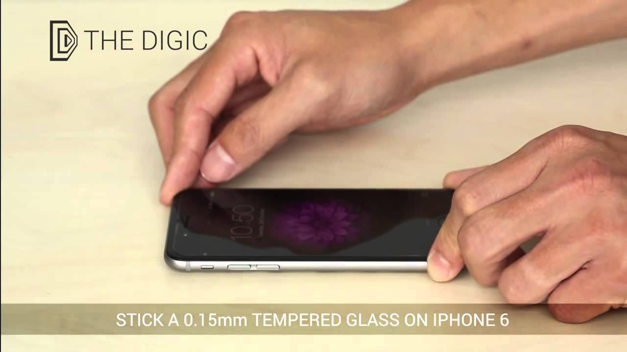 0.3mm Tempered Glass Screen Protector for iPhone 6 Smash Test