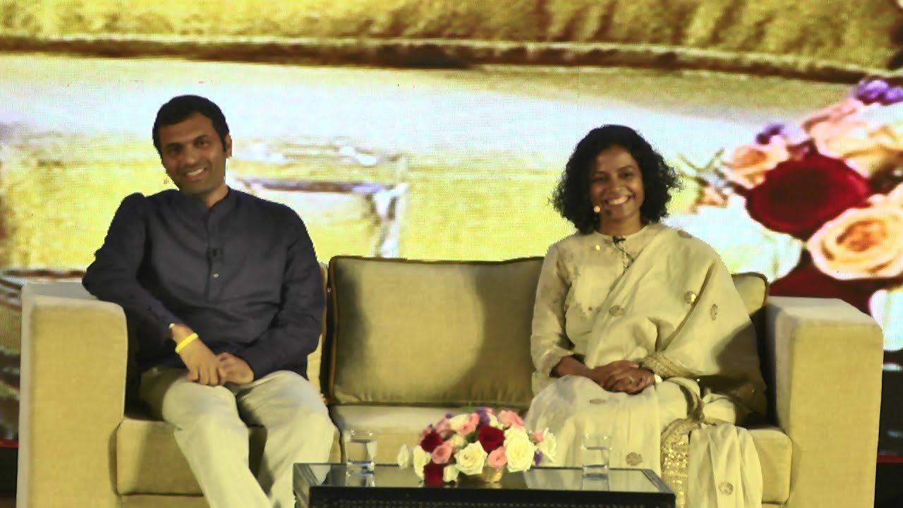 newspaper mockup Preethaji and Krishnaji - Authors of The Four Sacred Secrets | Creating a Spiritual Vision