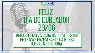 Hoje (29) é o Dia do Dublador! 🎉 Em homenagem a esses talentosos