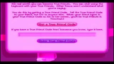 Toontown True Friend/Secret Friend Codes!