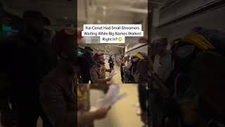Kai Cenat Had Small Streamers Waiting While Big Names Walked Right In?😳#shorts