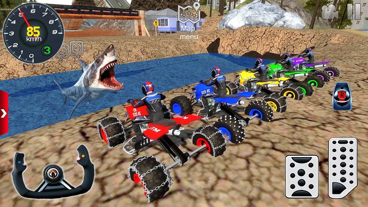 Impossible Offroad Quad Bike Rider Racing 3D #2 - Motocross Dirt ATV Stunts - Android Gameplay FHD