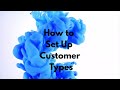 How to Set Up Customer Types (PC)
