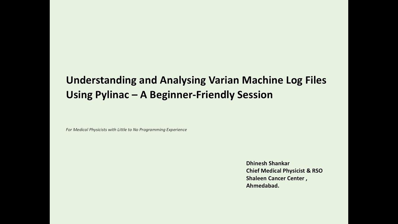 Building  Basic GUI application using AI - & Analyzing  Machine Log Files Using Pylinac .