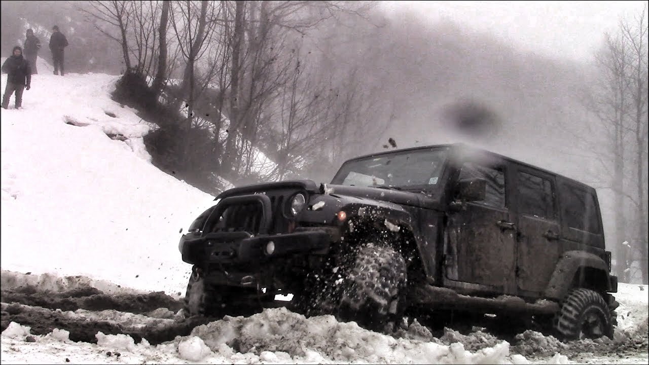 Jeep Wrangler JK Rubicon  37'' **Extreme Snow OFF ROAD** - YouTube