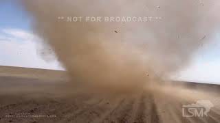 08-25-2025 Waterville, WA - Intense Dust Devil Close Range