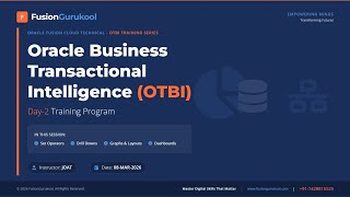 Oracle Fusion OTBI Session 2: Basics to Advanced | Full Tutorial #fusiongurukool #OTBI #oraclecloud