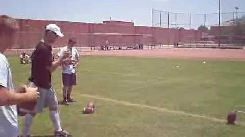 NFL Kicker Billy Cundiff Shows How to Kick a Field...