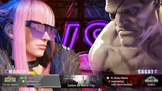 Street Fighter 6 - Victor (Manon) vs Richter Masters (Sagat)