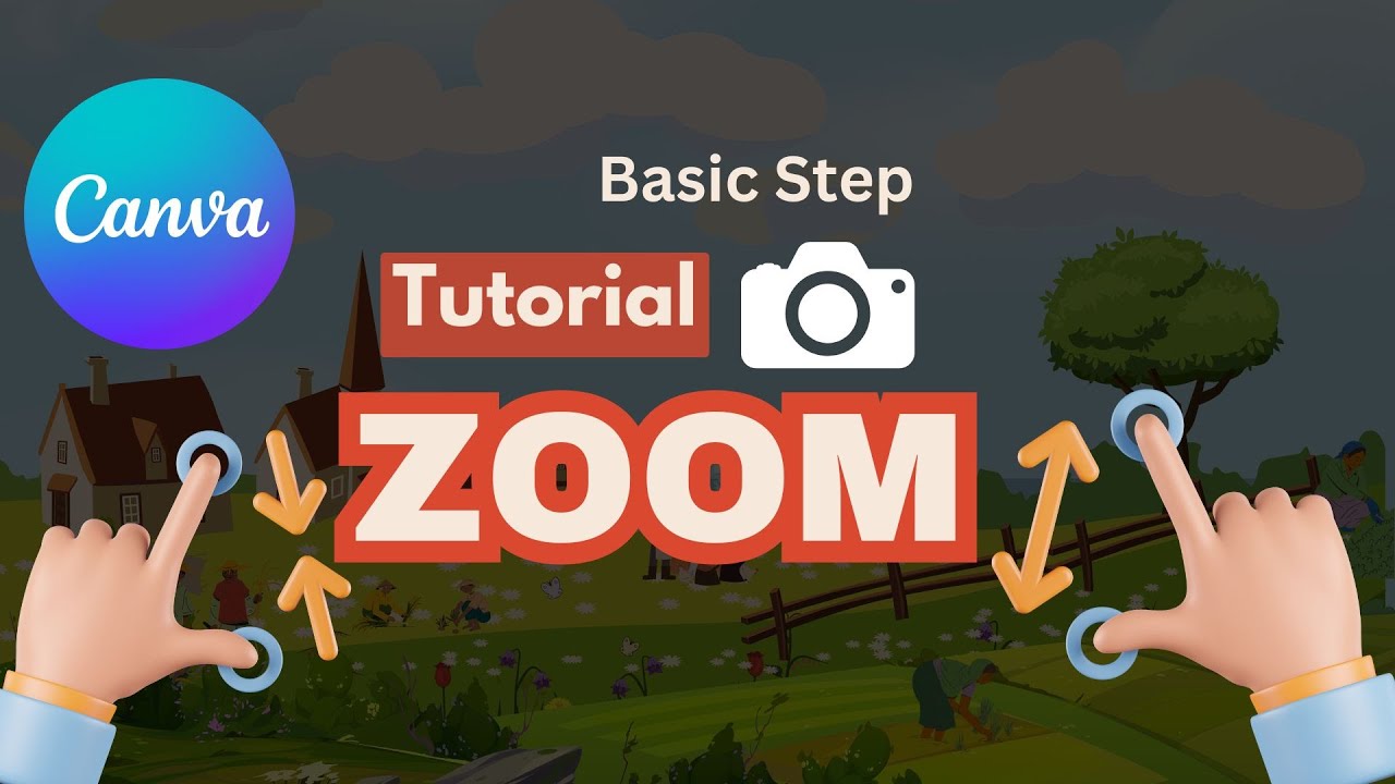 Tutorial Zoom In Zoom Out Video di CANVA | SKILL DASAR VIDEO CANVA