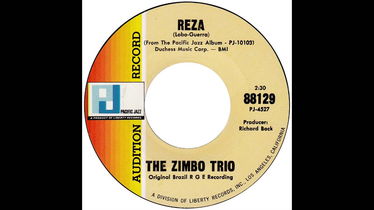 Zimbo Trio - The Zimbo Trio (PJ-10103) LP 1966 US Pacific Jazz