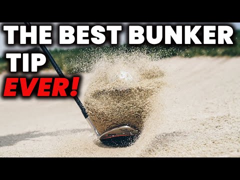 Possibly the BEST Bunker Tip EVER! - How to play bunker shots from Hard or Soft Sand