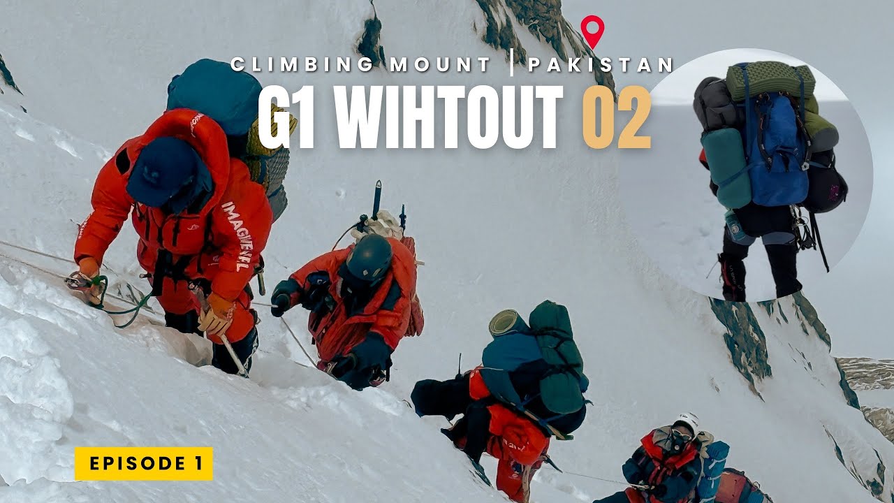 Gasherbrum I summit | Leading my client to the Summit of ( 8,080m) Without Oxygen @Saila_mingma 
