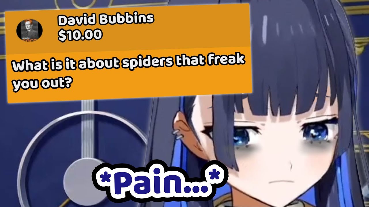 Kronii Explains The Reason Why She's Afraid of Spiders