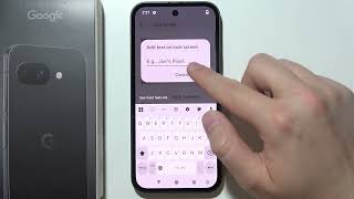 Pixel 9a: How to Add Custom Text to Lock Screen screenshot 4