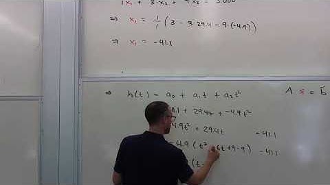 Applied Linear Algebra, Lesson 12, Video 17: Solution to gravity modeling problem