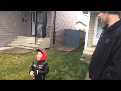 Catching snowflakes