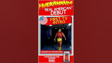 🎟️ Ticket: 1985 Hulk Hogan Debuts "Real American" Intro vs Macho Man @ MSG #shorts #wwe #hulkhogan