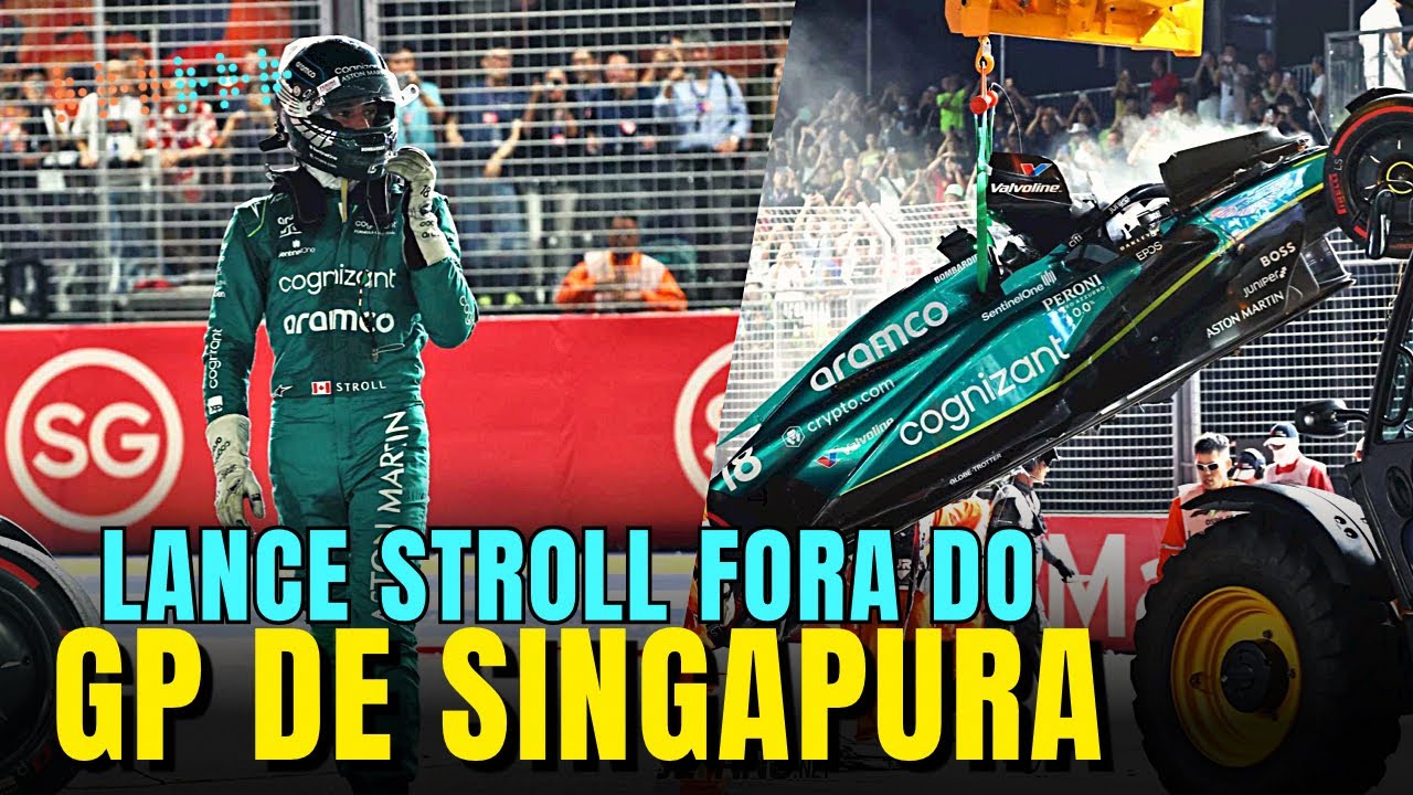 Fórmula 1: Lance Stroll falha Grande Prémio de Singapura