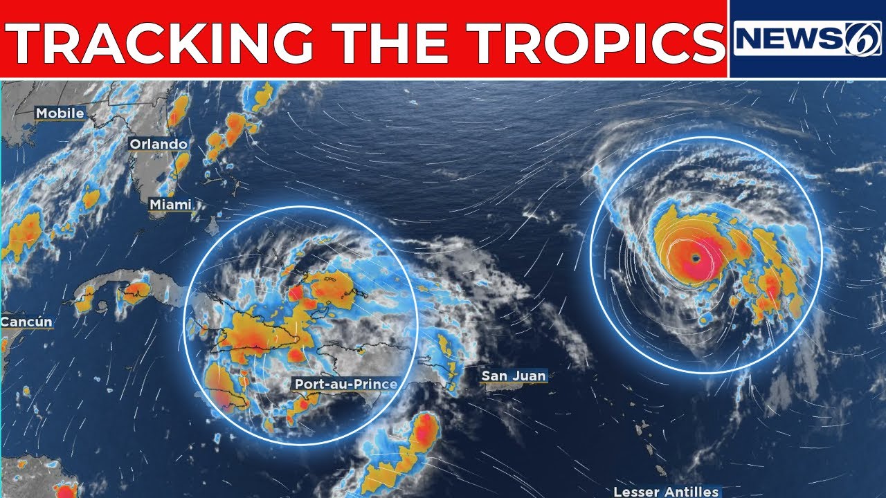 🔴LIVE: CONE, MODELS, SATELLITE...Tracking Potential Tropical Cyclone 9 AND Humberto In The Atlantic