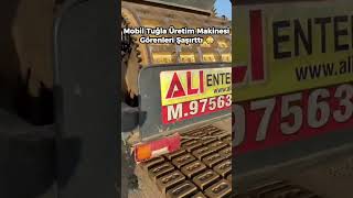Mobil Tuğla Üretim Makinesi Görenleri Şaşırttı 😳