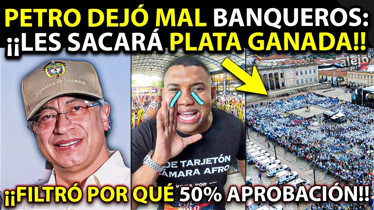 PETRO CACHETEÓ A POLO con Ambulancias y Médicos. Filtró por qué 50% APROBACIÓN. Banqueros Felices