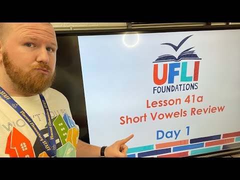 Mr. Holland’s UFLI Lesson 41a (Short Vowel Review) Day 1
