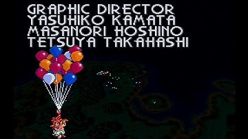 Chrono Trigger Ending 1A: Float Away (60FPS capture)