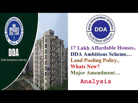 17 Lakh Affordable Houses I DDA Ambitious Scheme I Land Pooling Policy I DDA I DDA Flats I