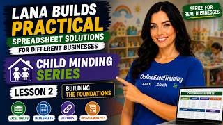 Child Minding Business Spreadsheet Solution -Lesson  2