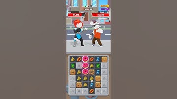 Match Hit - Puzzle Fighter Versus Thug Lv.87 Gameplay Android, iOS All Levels