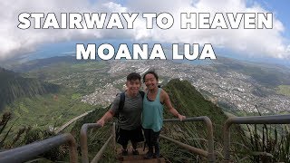 Oahu Vlog #9: STAIRWAY TO HEAVEN // MOANA LUA
Hey Guys!
Today, we went to one of the most popular hiking destination in Oahu, the Haiku Stairs, AKA Stairway to Heaven!!
The actual trail is actually illegal due to safety issue, and part of the trail is government property.
However, there is a legal way to get to there! which is Moana Lua Trail!
Total round trip is 9.5 miles, so we were very hesitant to try this.. but it turned out to be the BEST hike weve done in Hawaii !!
If you are interested in doing this hike and you have any question, do not hesitate to ask us, we will be more than happy to help you!!
As always, thank you very much for watching our video, if you have not subscribed yet, please subscribe to join us on our next adventure!
Check out our Complete Travel Guide to Kauai! https://finsandpassports.com/2019/03/27/kauai-the-complete-travel-guide/
FOLLOW OUR ADVENTURES
Instagram: https://www.instagram.com/finsandpassports/
Facebook: https://www.facebook.com/finsandpassports/
Blog: www.finsandpassports.com
KEEP US ON THE ROAD!
Patreon: www.patreon.com/finsandpassports
Support our Work!: https://finsandpassports.com/keep-us-on-the-road/
GEAR
Vlogging Camera: https://amzn.to/2OzS4ED
Wide Angle Lens: https://amzn.to/2HOM0r6
Olympus Underwater Housing: https://amzn.to/2UdeMHW
Main Camera: https://amzn.to/2FAyp39
Lens: https://amzn.to/2OzUKCb
GoPro: https://amzn.to/2UkOBz5
360 Camera: https://amzn.to/2UerpCF
360 Underwater Housing: https://amzn.to/2Yx7u0R
Mic: https://amzn.to/2HObC7w
Stabilizer: https://amzn.to/2FKuUIL
Drone: https://amzn.to/2HOO0jl
Camera Bag: https://amzn.to/2FH1aLI
ABOUT US
After getting married, we realized that owning a big house and working at a big company wasnt our definition of success and it certainly wasn’t making us happy.
We realized that we are our happiest when we’re traveling and learning about different cultures, so we decided to follow that passion and go on an adventure around the world. We still have a lot to learn about life and happiness, but we want to share our journey and experiences with you, and hope to inspire you to follow your passion.
We post new videos Wednesdays and Sundays! Oahu Vlog #9: STAIRWAY TO HEAVEN // MOANA LUA