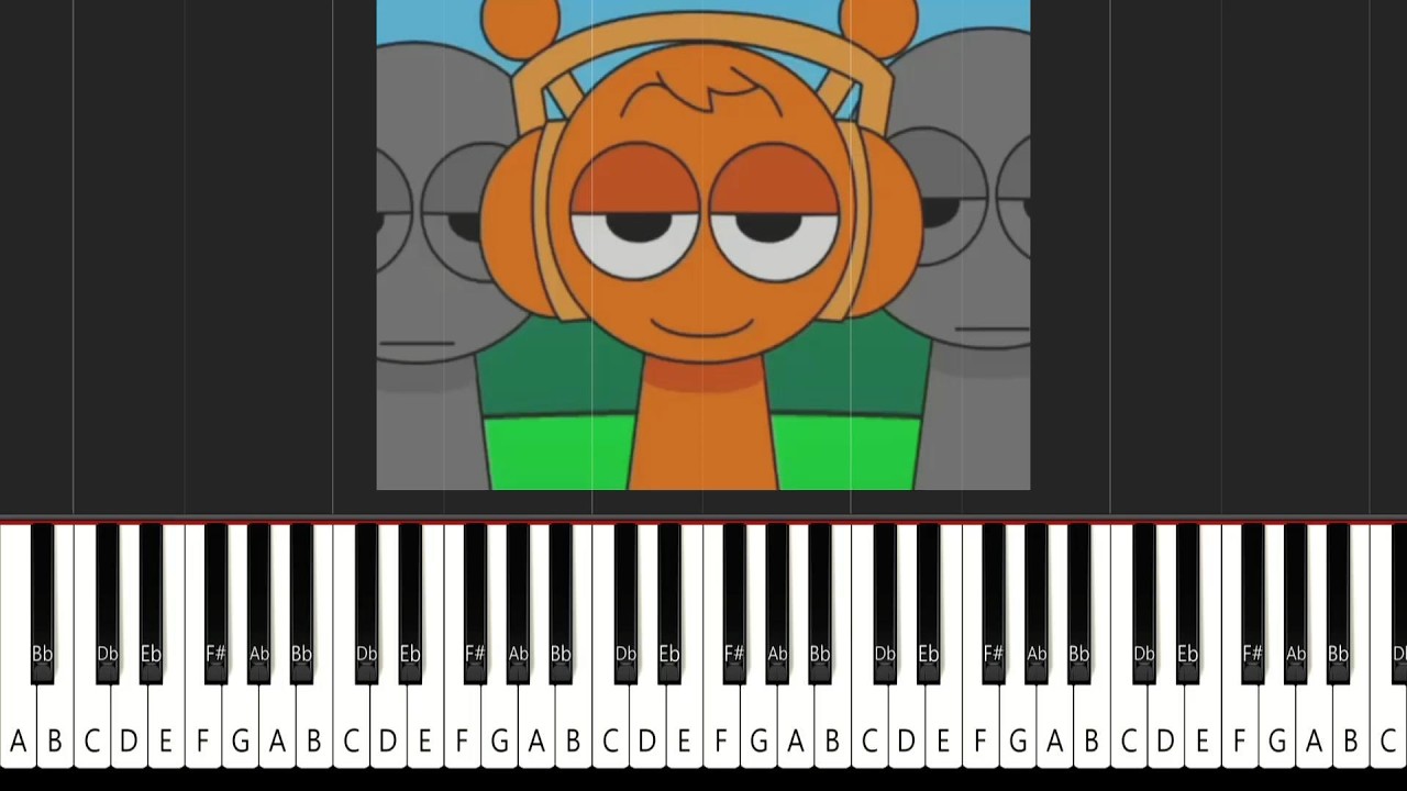 Incredibox Sprunki Pyramixed – All Characters Piano Tutorial | Easy Synthesia Version