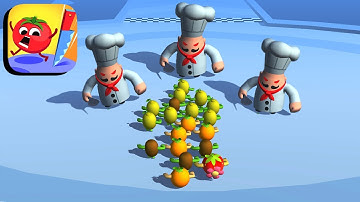 Fruit Rush - All Levels Gameplay Android,ios (Levels 55-57)