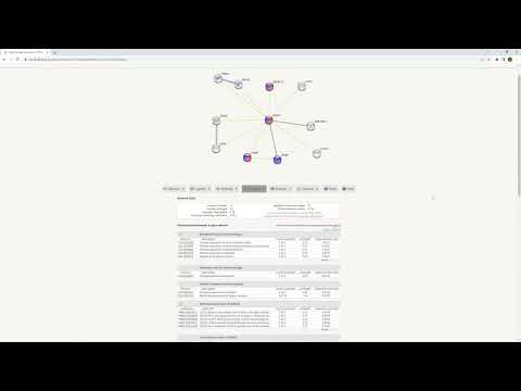 BD9. How to search for protein-protein interaction information using STRING