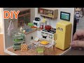 Diy miniature dollhouse  rolife super creator happy meals kitchen satisfying relaxing