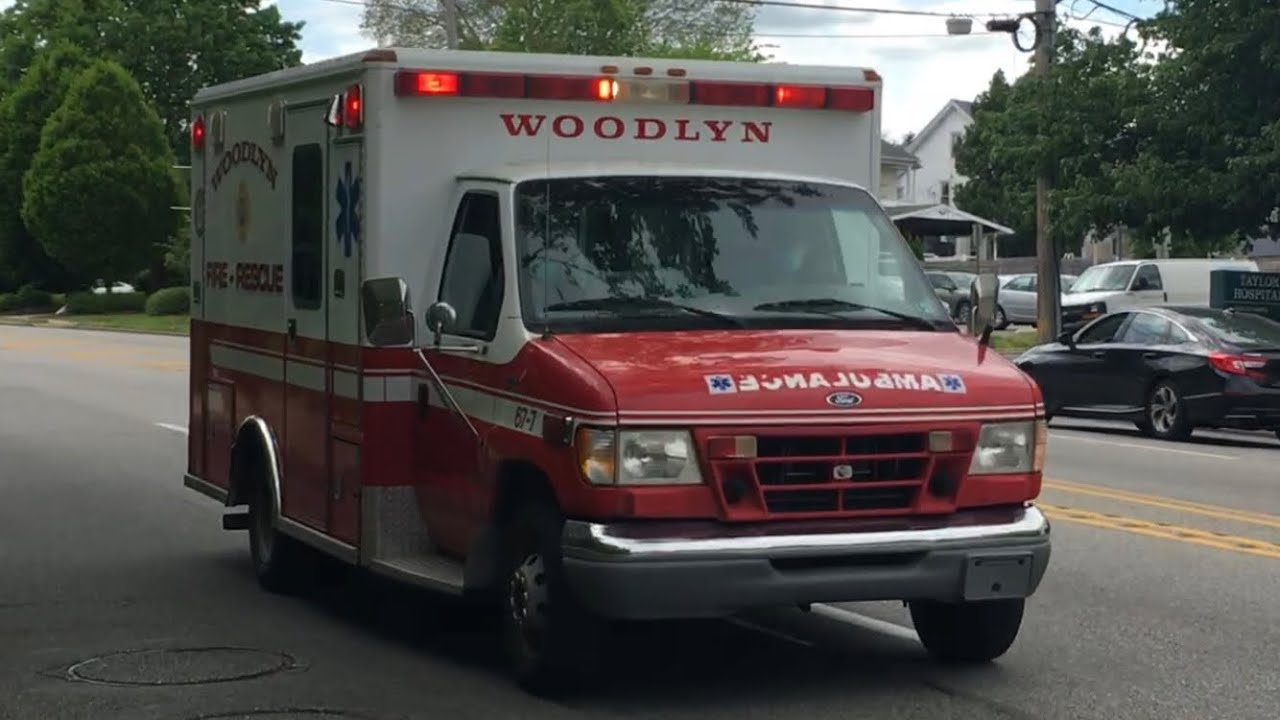 Woodlyn Volunteer Fire Company Ambulance 67 Responding 52720 YouTube
